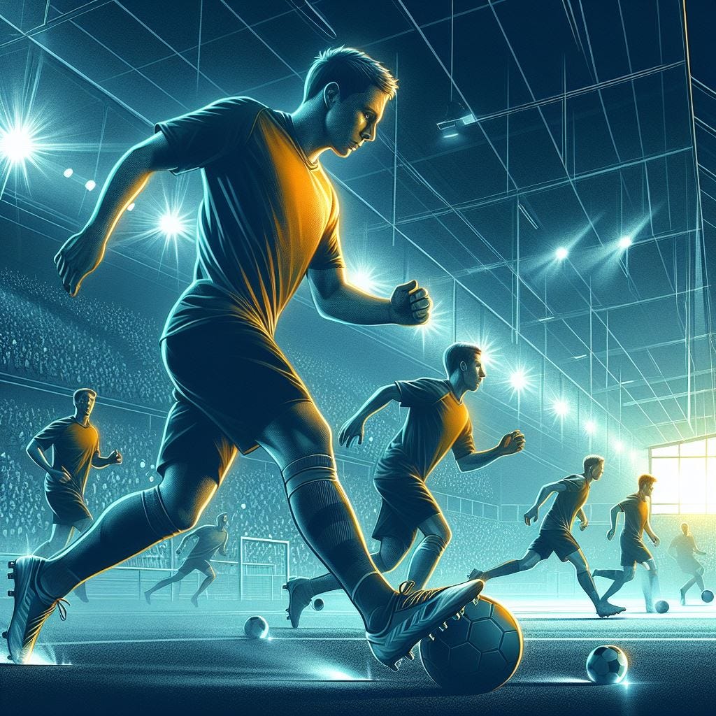 easy techniques of football
